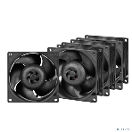 Комплект вентиляторов для корпуса Arctic S8038-7K (4 Pack) черный, 80 мм, 7000 об/мин, 4 pin, фото9