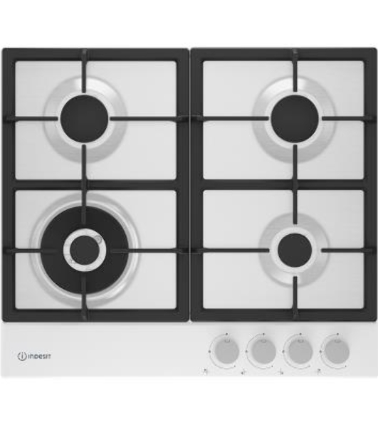 Газовая варочная панель Indesit THPM 642 WS/WH/I, независимая, белый