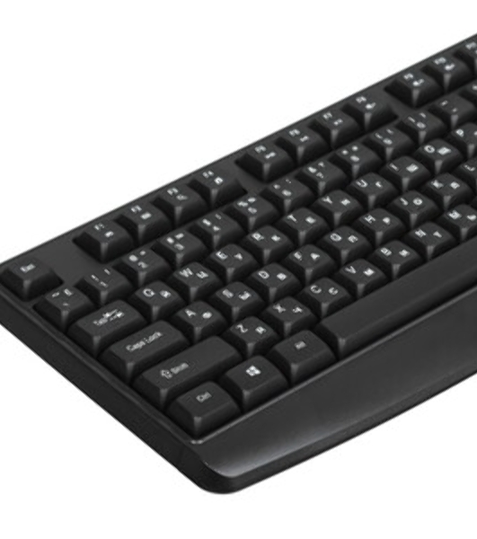Клавиатура проводная Acer OKW301 (ZL.KBDCC.01A), USB, черный