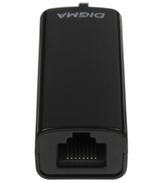 Сетевой адаптер Digma D-USB2-LAN100 Net Adapter Ethernet USB 2.0 (pack:1pcs)