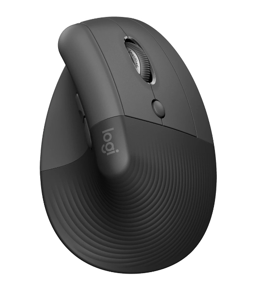 Мышь беспроводная Logitech Lift графитовый, 4000 dpi, радиоканал, Bluetooth, USB, кнопки - 6