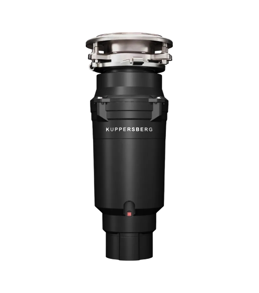 Измельчитель пищевых отходов Kuppersberg WSS 750 B, High-Tech, мощность 750 Вт, 3800-4200 об/мин, защита от перегрева, авто выключение, DC мотор, уровень шума 75 дБ, черный