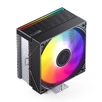 Кулер для процессора CPU Cooler JONSBO CA40 ARGB (225W, 4-pin PWM, 157mm, Al/Cu, 4x6mm, ARGB, 1x120mm, 69.61CFM, 32.6dBA, 1800RPM, S: 1851/1700/1200/115X, AM4/AM5 Black), фото4
