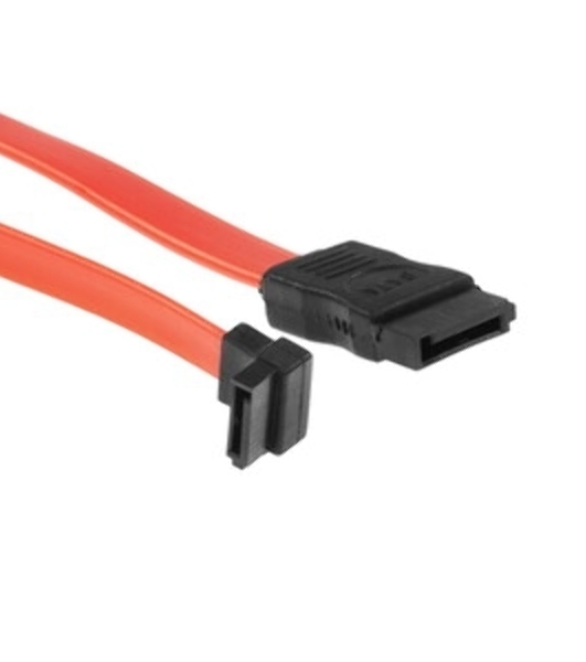 Кабель интерфейсный SATA Cablexpert CC-SATADATA90-N, Sata3 7pin/7pin угловой, медн.проводник, 50 см, пакет