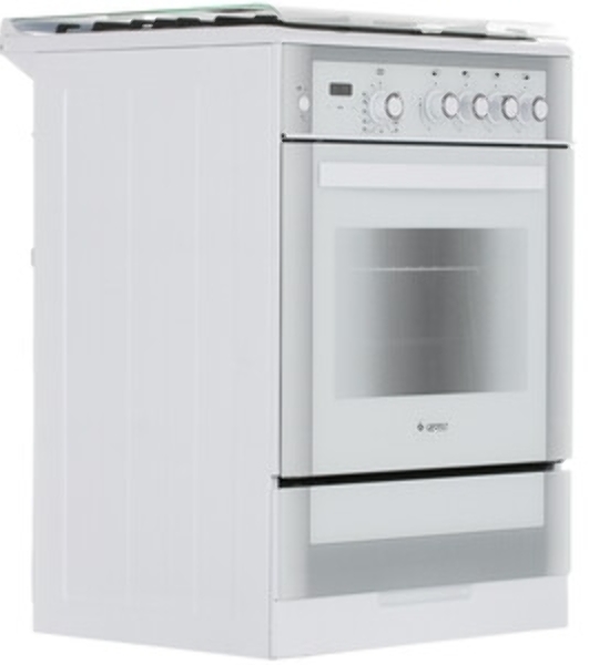 Плита газовая Gefest ПГ 6300-03 0040 белый, конфорок 4 шт, духовка 52 л, 60 см x 85 см x 60 см
