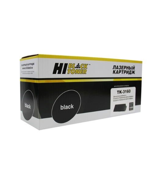 Тонер-картридж Hi-Black (HB-TK-3160) для Kyocera-Mita P3045dn/P3050dn/P3055dn, 12,5K (с/ч)