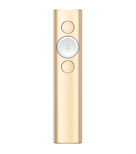 Презентер беспроводной Logitech Spotlight золотистый, радиоканал, USB, кнопки - 3