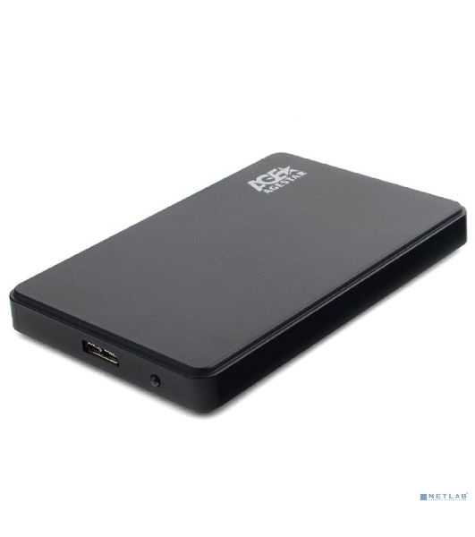 Внешний корпус для HDD AgeStar 3UB2P2 SATA III пластик черный 2.5'
