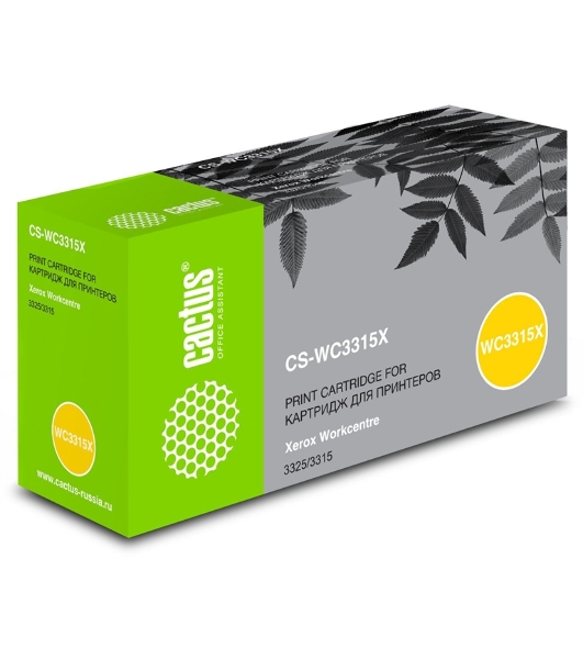 Картридж лазерный Cactus CS-WC3315X (106R02310) черный (5000 стр.) для Xerox WorkCentre 3315/3325