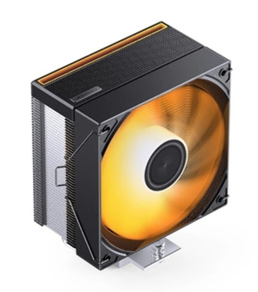 Кулер для процессора CPU Cooler JONSBO CA40 ARGB (225W, 4-pin PWM, 157mm, Al/Cu, 4x6mm, ARGB, 1x120mm, 69.61CFM, 32.6dBA, 1800RPM, S: 1851/1700/1200/115X, AM4/AM5 Black)