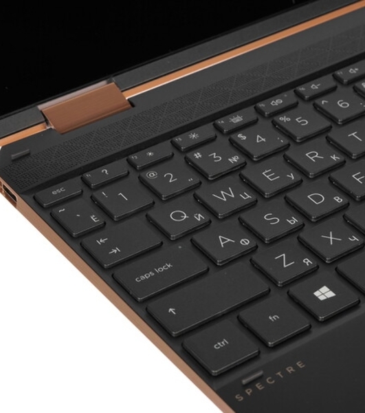 Клавиатура для ноутбука HP Spectre x360 14-ef серебро