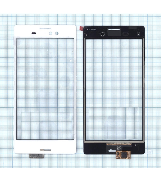 Сенсорное стекло (тачскрин) для Sony Xperia M4 Aqua белое