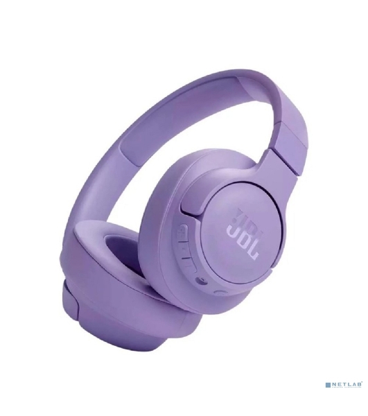 Беспроводные/проводные наушники JBL Tune 720BT фиолетовый, полноразмерные, Bluetooth + проводной, быстрая зарядка