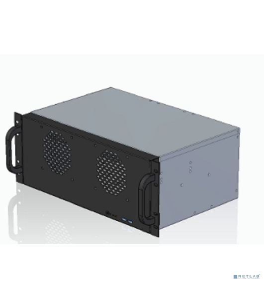 Корпус Procase 4U350-08 4U server case,8HDD,черный,без блока питания PS/2 ATX,глубина 350мм, MB SSI CEB 12'x10,5'