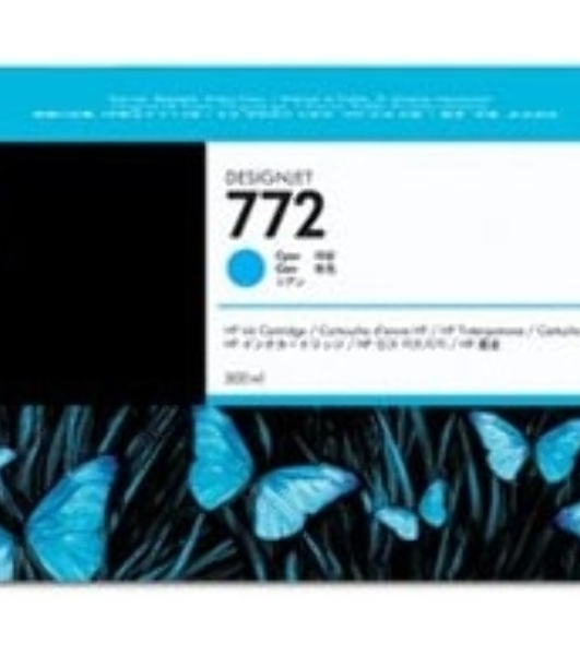 Картридж струйный HP №772 CN636A голубой для HP DJ Z5200 (300мл)
