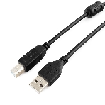 Кабель Gembird USB 2.0 PRO для соед. 4.5м AM/BM позол.конт., фер.кол., пакет, фото4