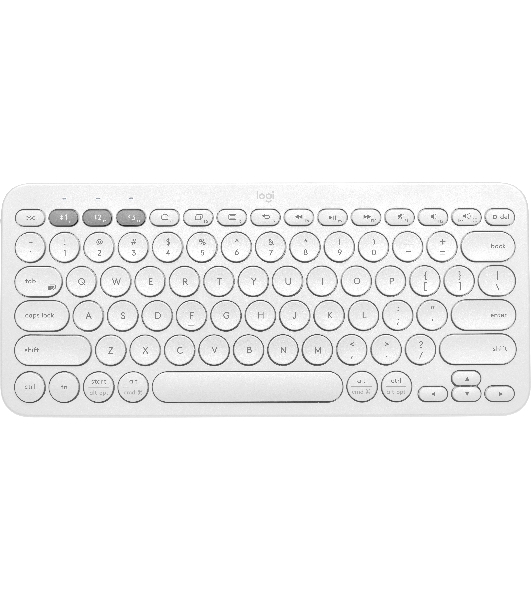 Клавиатура беспроводная Logitech K380, Bluetooth, белый