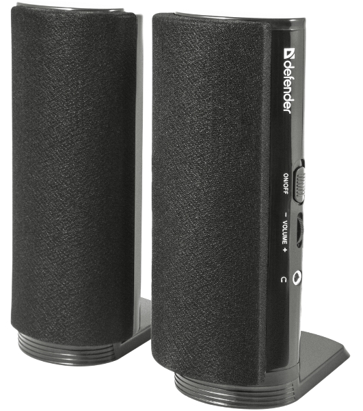 Акустическая система Defender SPK-210 2.0, 2x2W, разъем для наушников 65210
