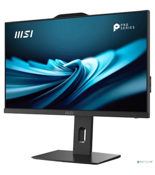 Моноблок MSI Pro AP242P 14M-808XRU 23.8' Full HD i7 14700 (2.1) 32Gb SSD 512Gb UHDG 770 noOS GbitEth WiFi BT 120W клавиатура мышь Cam черный 1920x1080 (9S6-AE0621-840)