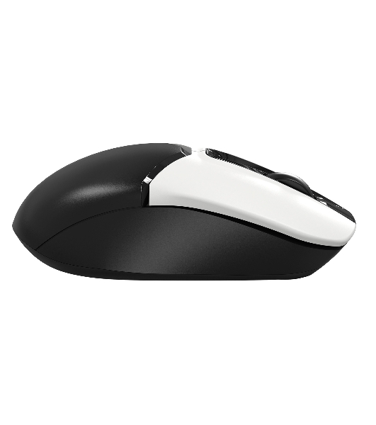 Мышь беспроводная A4Tech Fstyler FG12 белый/черный, 1200 dpi, радиоканал, USB, кнопки - 3