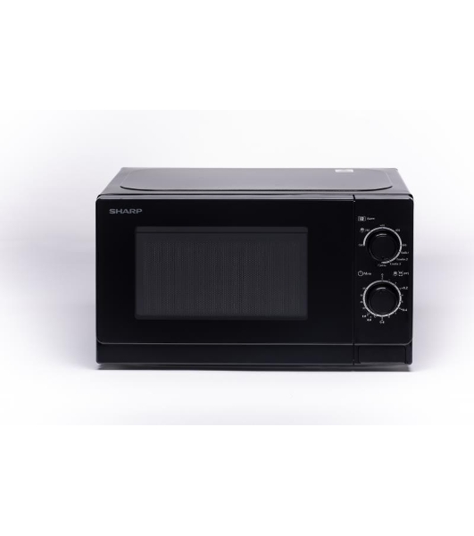 Микроволновая печь Sharp R-6000RK черный, 20 л, 800 Вт, переключатели - поворотный механизм