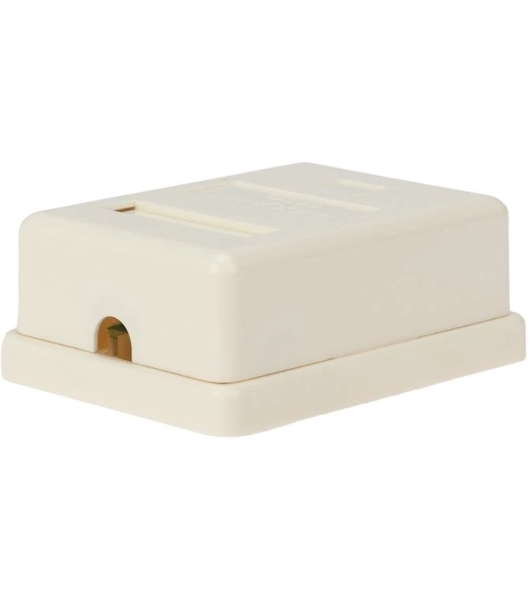 Розетка компьютерная Rexant 1-м ОП RJ45 CAT 5E бел.