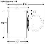 Сушильная машина Bosch WQB245B0ME белый, 9 кг, сушка - конденсационная, программ - 14, 59.8 x 84.2 x 65.1 см, фото7