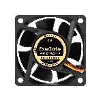 Вентилятор для корпуса ExeGate ExtraPower EP06025S3P-5 черный, 60 мм, 4800 об/мин, 33.5 дБ, 3 pin, фото4