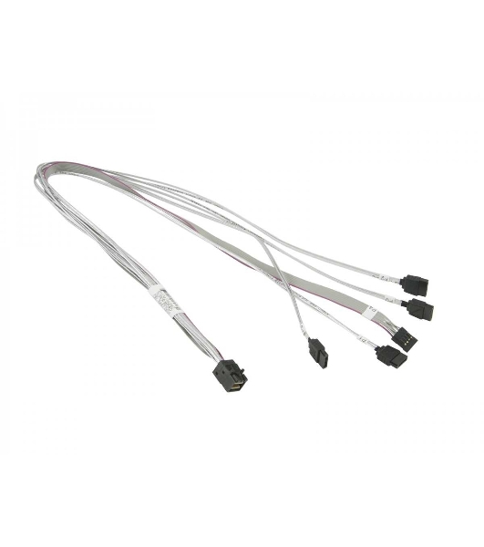 Кабель SuperMicro CBL-SAST-0631 cross-over HDmSAS to 4xSATA 55cm