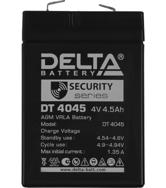 Батарея для ИБП Delta DT 4045 (4V, 4.5Ah)