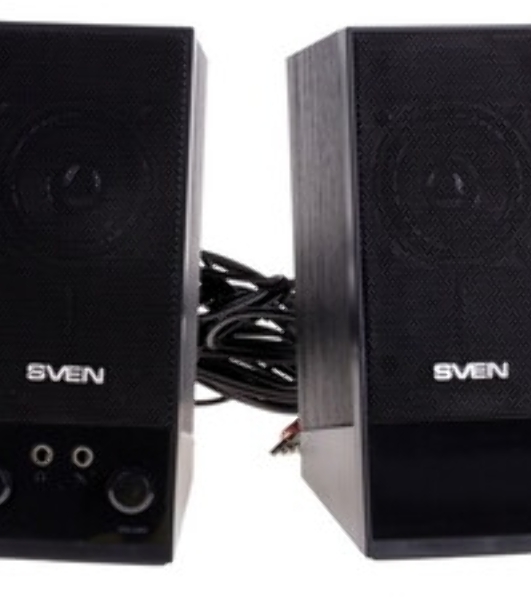 Акустическая система SVEN SPS-604 2.0 черный 4Вт
