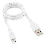 Кабель USB2.0 Pro Cablexpert CCP-mUSB2-AMBM-W-1M, AM/microBM 5P, 1м, экран, белый, пакет, фото4