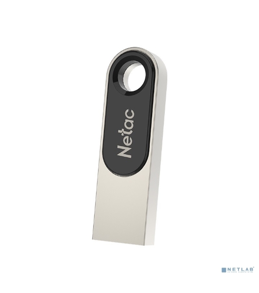 Флешка USB Netac U278 (NT03U278N-032G-20PN), 32Gb, USB 2.0, R/W 50/10, серебристый/черный