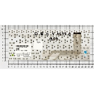 Клавиатура для ноутбука Dell Vostro 1200 V1200 белый