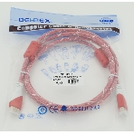 Кабель HDMI Ver.1.4 Red jack HDMI19 (m)/HDMI19 (m) 1.8м феррит.кольца позолоченные контакты, фото 1