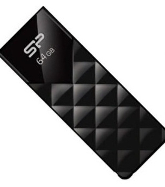 Флешка USB Silicon Power R/W USB 64Gb Ultima U03 SP064Gb,UF2U03V1K USB 2.0, черный