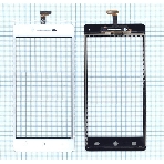 Сенсорное стекло (тачскрин) для OPPO R1, белое, фото4