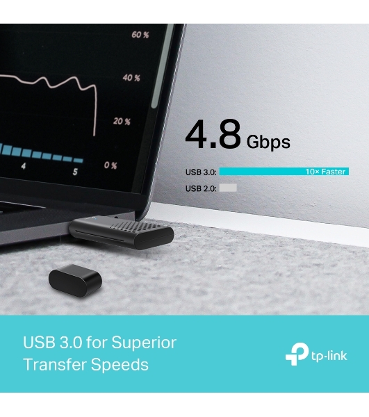 Двухдиапазонный USB-адаптер TP-Link Archer TX20U с поддержкой Wi-Fi AX1800
