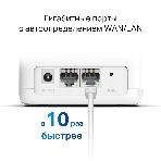 Бесшовный Mesh роутер Mercusys Halo H30G(3-pack) AC1300 10/100/1000BASE-TX, фото26
