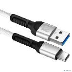 Кабель Defender USB кабель F167 TypeC 1м, 2.4А, ткань, пакет, фото 1