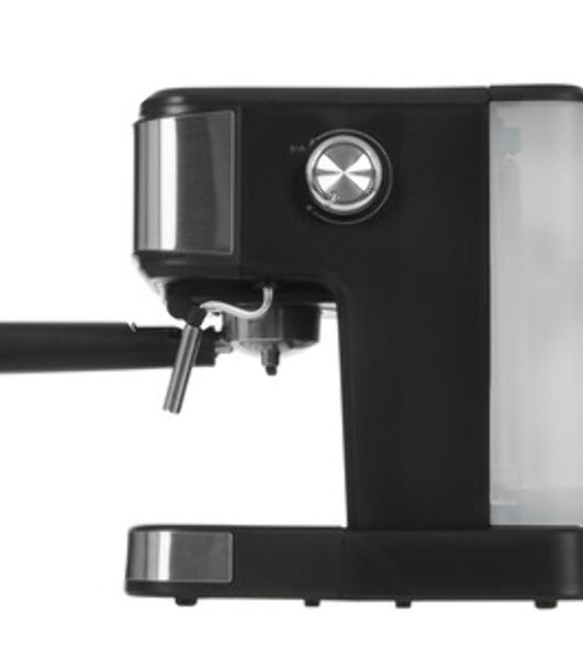 Кофеварка рожковая BRAYER BR1105, черный/серебристый, исп. кофе - молотый, 1,5 л, 800 Вт, 20 бар
