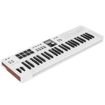 Клавиатура MIDI 231524 Arturia KeyLab Essential 49 mk3 Aquamarine 49 клавиш, LCD дисплей, 9 энкодеров, 8 пэдов, 9 фейдеров, 12 кнопок управления, колеса высоты тона и модуляции, 1/4' Jack вход для педали, MIDI выход, Type-C, фото3