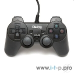 Геймпад Dialog Action GP-A11, черный, вибрация, 12 кнопок, USB, фото 1