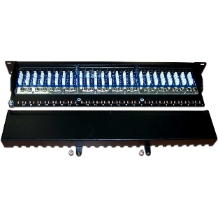 Патч-панель Lanmaster TWT-PP24STP/6 19' 1U 24xRJ45 кат.6 FTP