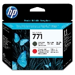 Картридж струйный HP CE017A черный матовый/хроматический красный печатающая головка для HP DJ Z6200, фото2