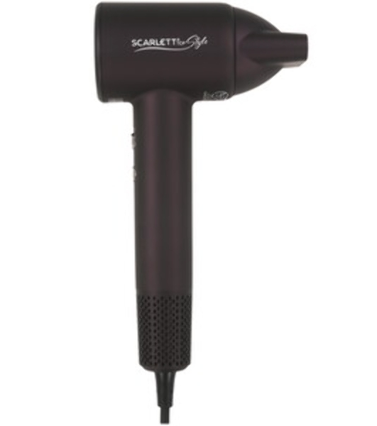 Фен Scarlett SC-HD70I43 фиолетовый, 1600 Вт, ионизация