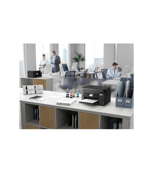 МФУ струйное Epson L6290, (C11CJ60505/C11CJ60405/C11CJ60507/C11CJ60408/C11CJ60406), А4, цветной, печ. до 15/8.5 стр/мин., 4800x1200 dpi (печ.), 1200 x 2400 dpi (скан.), Wi-Fi, Ethernet, USB