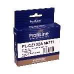Картридж струйный ProfiLine PL-CZ132A №711 для принтеров HP DESIGNJET T120/T520 Yellow, фото2