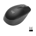 Мышь беспроводная Logitech M190 черный, 1000 dpi, радиоканал, USB, кнопки - 3, фото4