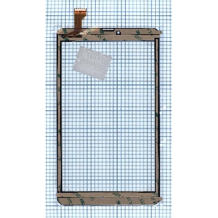 Сенсорное стекло (тачскрин) для Digma Plane 8550S 4G черное